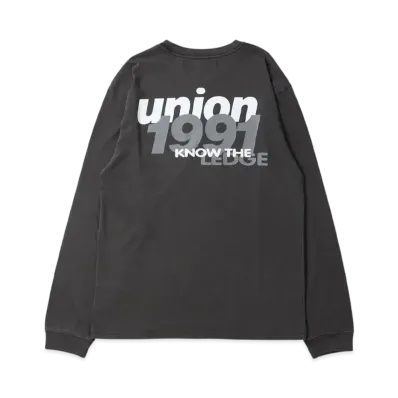 UNION Underground L/S Tee "Vintage Black"