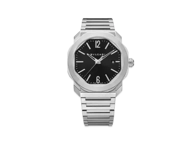 BVLGARI Octo Roma "Black/Stainless Steel"