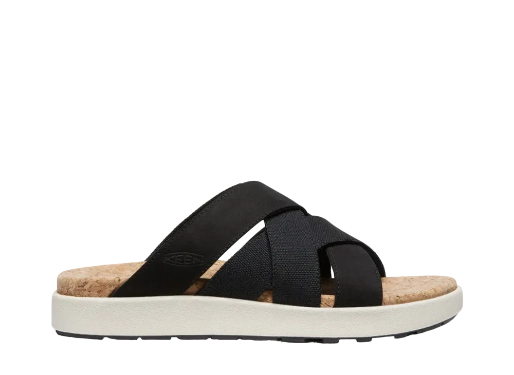 KEEN Women's Elle Mixed Slide "Black/Birch"