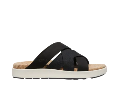 KEEN Women's Elle Mixed Slide "Black/Birch"