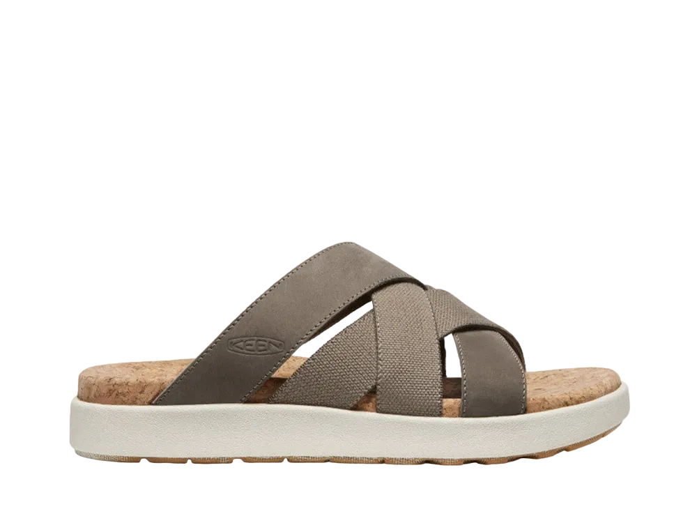 KEEN Women's Elle Mixed Slide "Brindle/Birch"