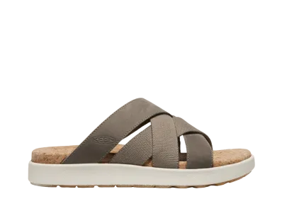 KEEN Women's Elle Mixed Slide "Brindle/Birch"
