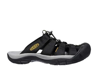 KEEN Newport Slide "Black/Keen Yellow"
