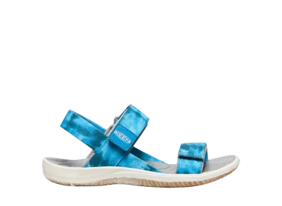 KEEN Big Kids Elle Backstrap "Sea Moss/Fjord Blue"