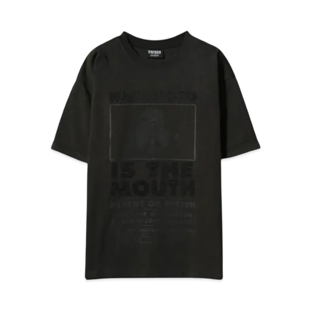 NISHIMOTO IS THE MOUTH CLASSIC S/S TEE Ex4 "BLACK x BLACK"