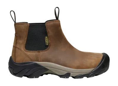 KEEN Lansing Chelsea Steel Toe "Dark Earth/Black"