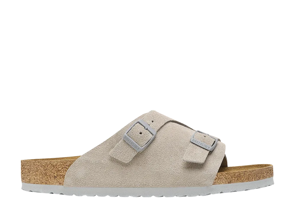 BIRKENSTOCK Zurich Suede Leather "Stone Coin"