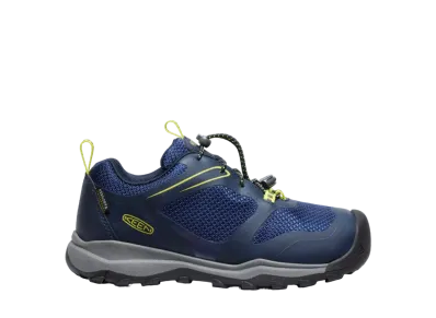 KEEN Big Kids Wanduro Low Waterproof "Sky Captain/Evening Primrose"