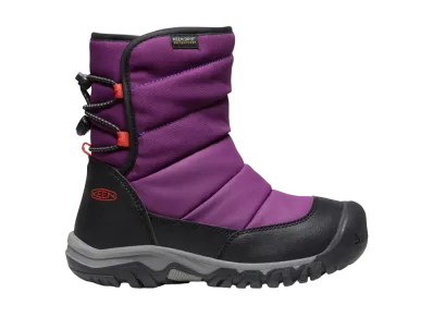 KEEN Big Kids Puffrider Waterproof "Charisma/Orange"