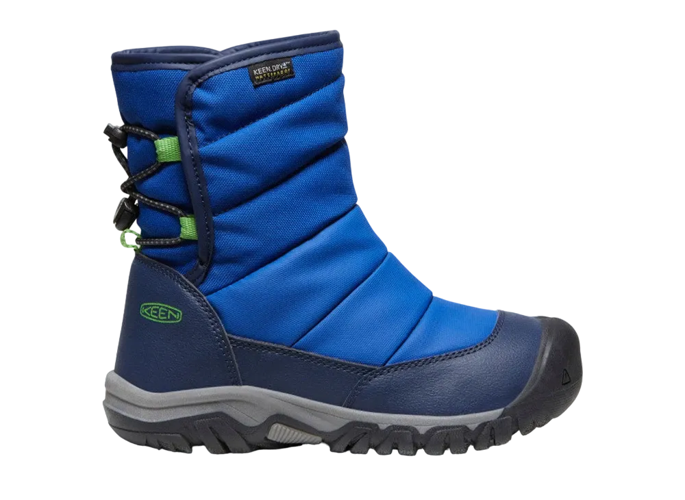 KEEN Big Kids Puffrider Waterproof "Naval Academy/Surf"