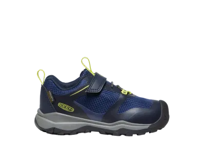 KEEN Little Kids Wanduro Low Waterproof "Sky Captain/Evening Primrose"
