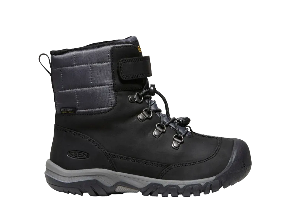 KEEN Big Kids Kanibou Waterproof "Black/Magnet"
