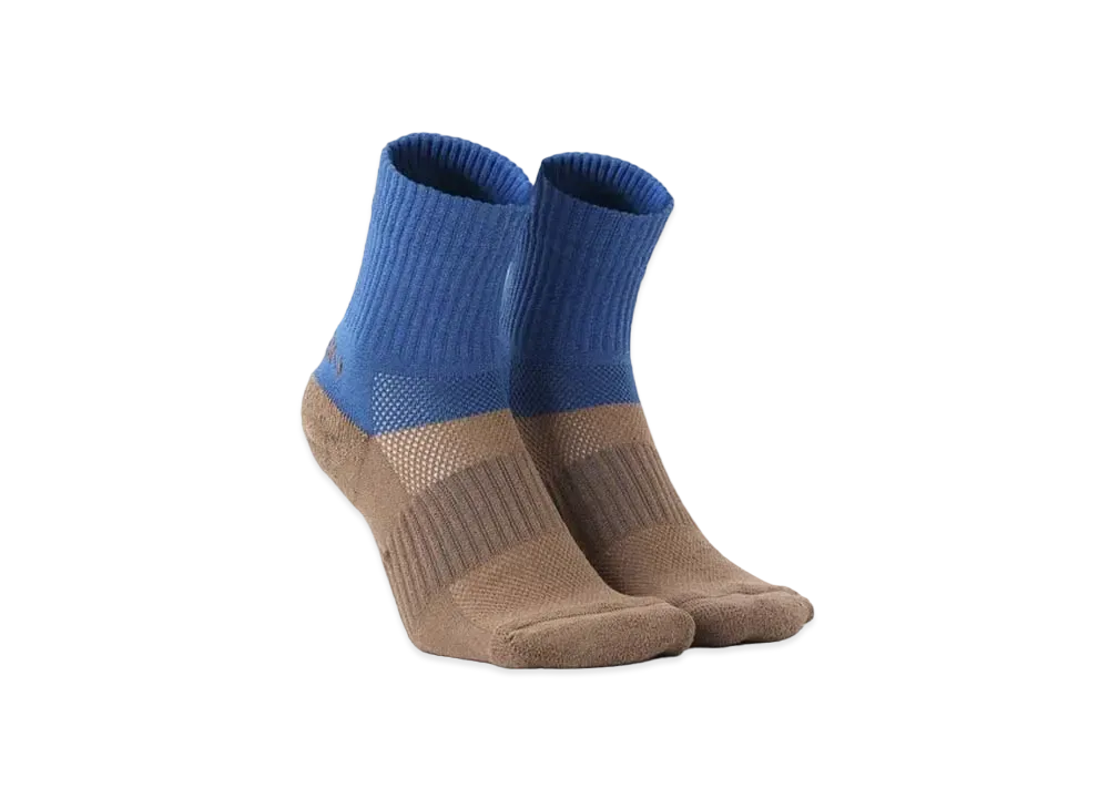 KEEN Wa-Shi Socks Quarter "Blue/Brown"