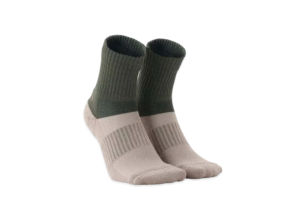 KEEN Wa-Shi Socks Quarter "Green/Beige"