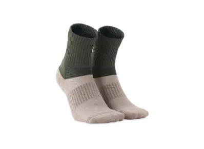 KEEN Wa-Shi Socks Quarter "Green/Beige"