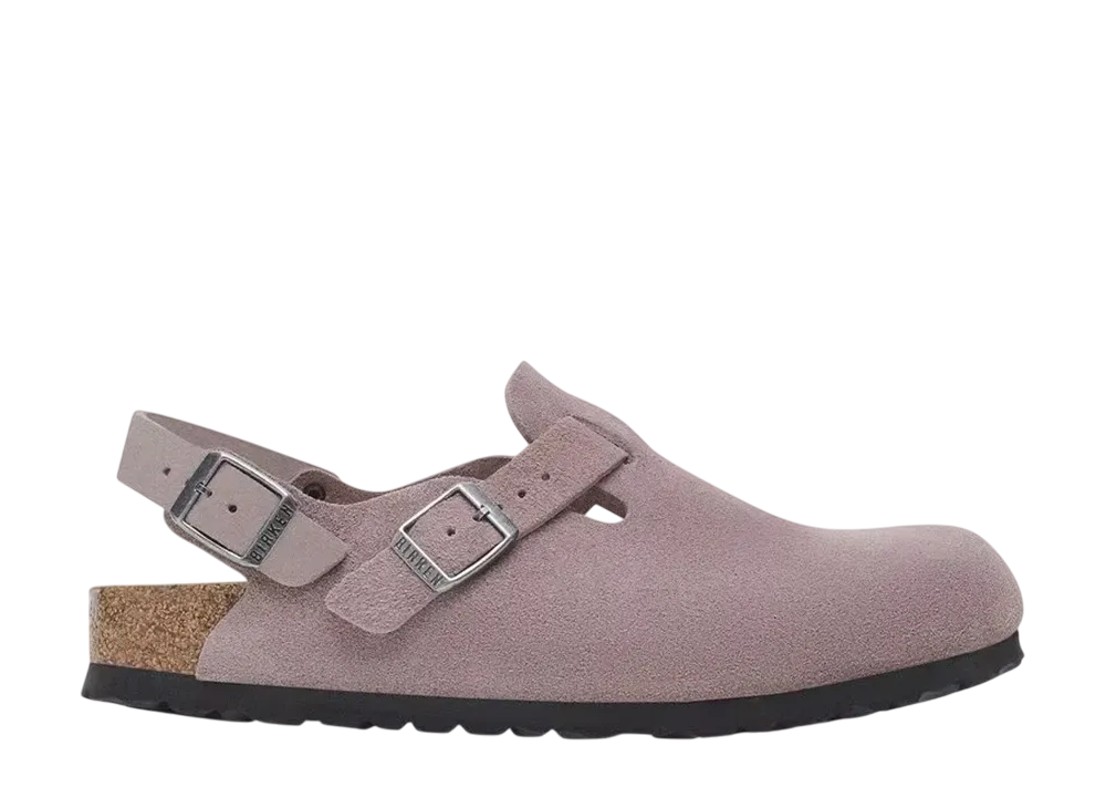 BIRKENSTOCK Tokio Suede Leather "Faded Purple"