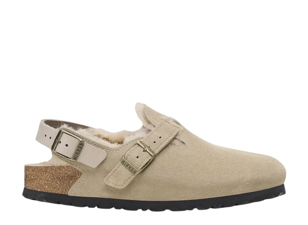 BIRKENSTOCK Tokio Inside Shearling "Taupe"