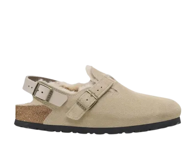 BIRKENSTOCK Tokio Inside Shearling "Taupe"