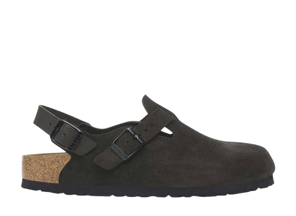 BIRKENSTOCK TOKIO "Black Suede"