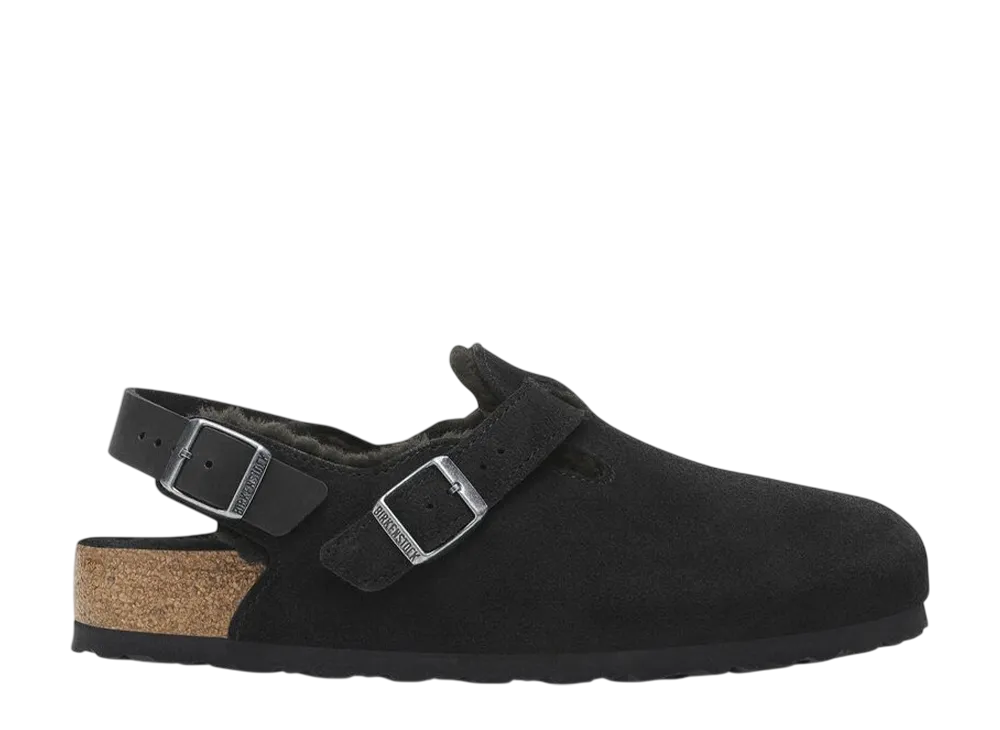 BIRKENSTOCK Tokio Inside Shearling "Black"