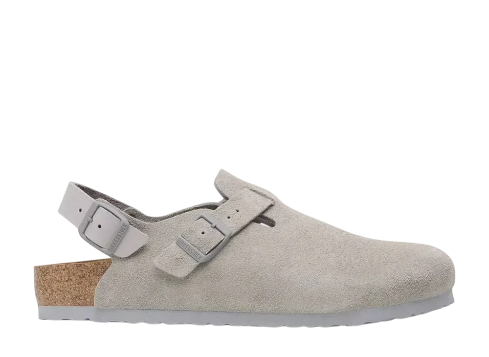 BIRKENSTOCK Tokio Suede Leather "Stone Coin"