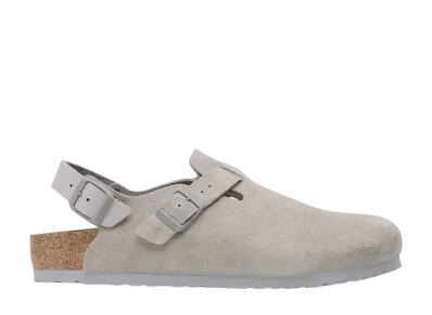 BIRKENSTOCK Tokio Suede Leather "Stone Coin"