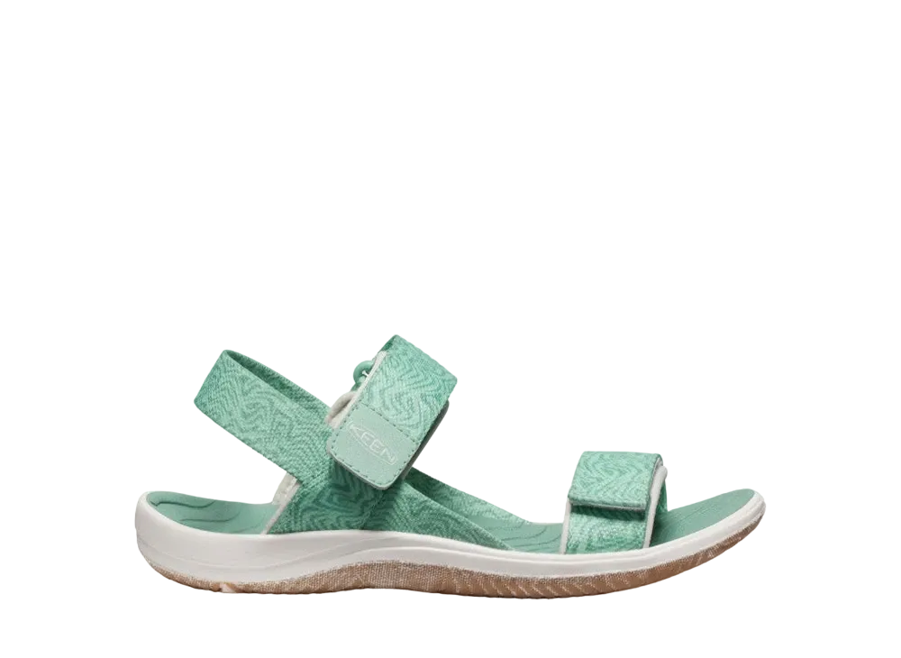 KEEN Big Kids Elle Backstrap "Lichen/Star White"