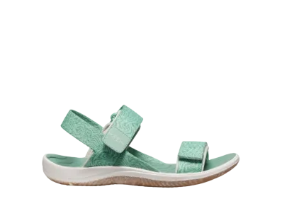 KEEN Big Kids Elle Backstrap "Lichen/Star White"