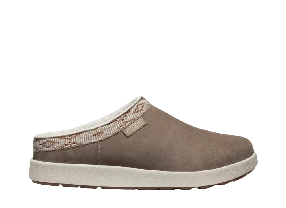 KEEN Women's Elle Suede Mule "Brindle/Birch"