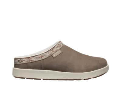 KEEN Women's Elle Suede Mule "Brindle/Birch"