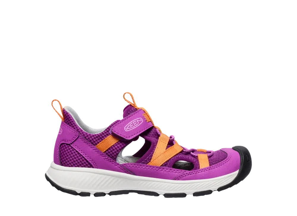KEEN Big Kids Motozoa Sandal "Willowherb/Tangerine"