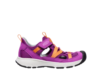 KEEN Big Kids Motozoa Sandal "Willowherb/Tangerine"
