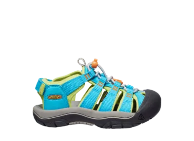 KEEN Little Kids Newport Boundless "Blue Atoll/Daiquiri Green"