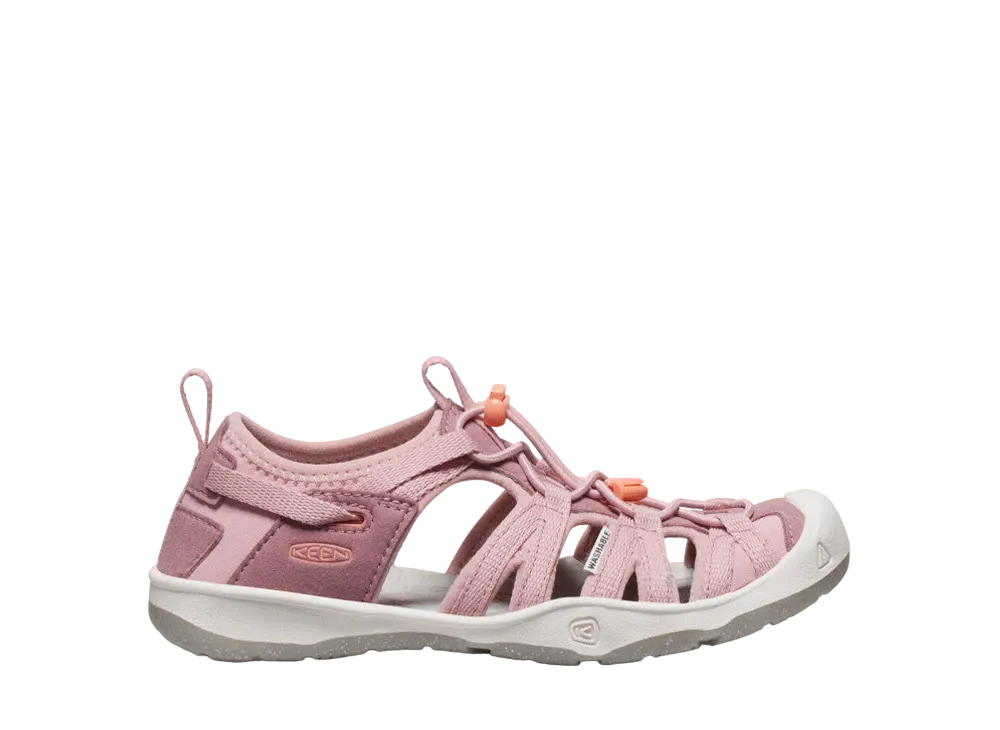 KEEN Big Kids Moxie Sandal "Nostalgia Rose/Papaya Punch"