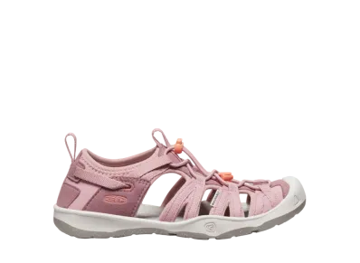 KEEN Big Kids Moxie Sandal "Nostalgia Rose/Papaya Punch"