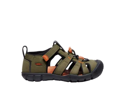 KEEN Little Kids Seacamp 2 "Dark Olive/Gold Flame"