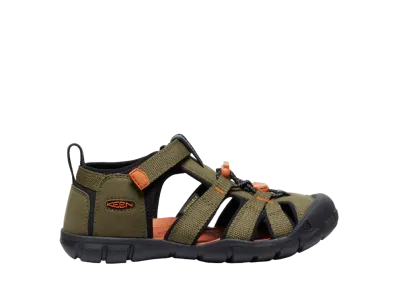 KEEN Big Kids Seacamp 2 "Dark Olive/Gold Flame"