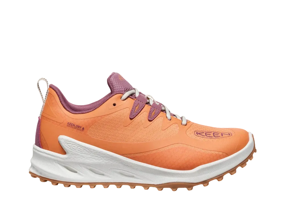 KEEN Women's Zionic Waterproof "Tangerine/Star White"