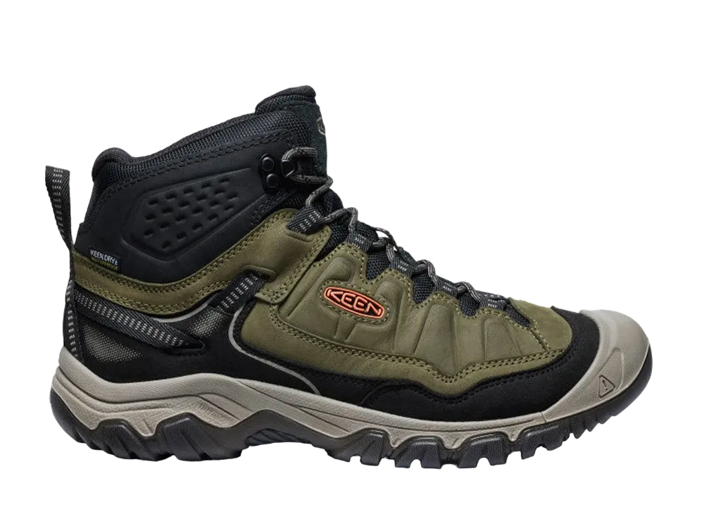 KEEN Targhee 4 Mid Waterproof "Dark Olive/Gold Flame"