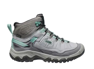 KEEN Women's Targhee 4 Mid Waterproof "Alloy/Granite Green"