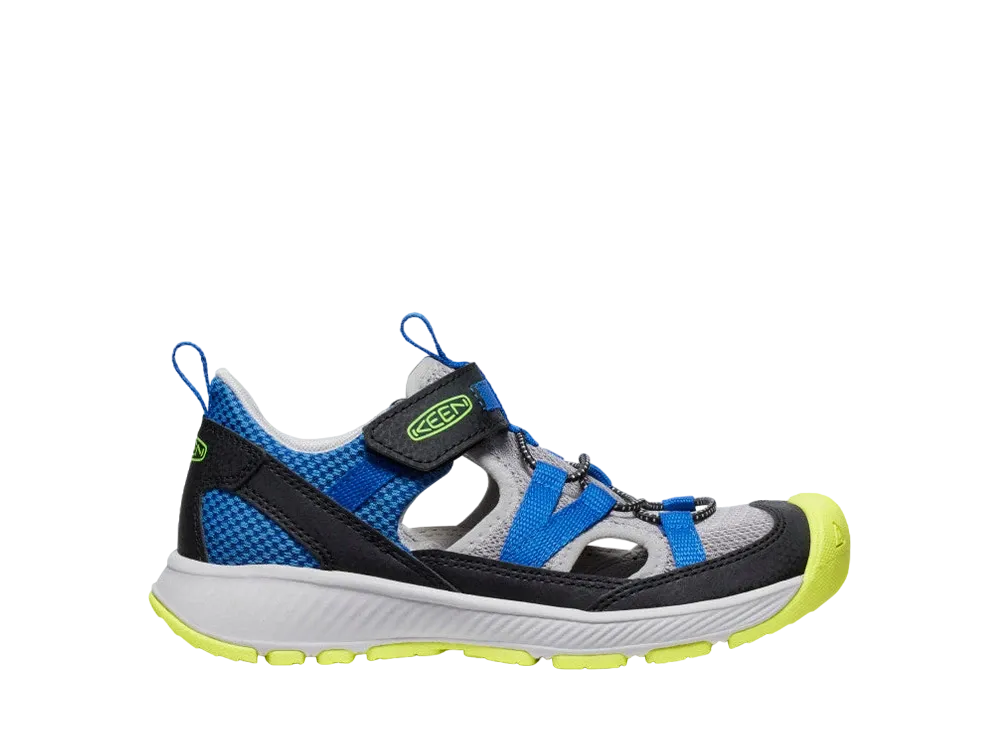KEEN Big Kids Motozoa Sandal "Classic Blue/Evening Primrose"