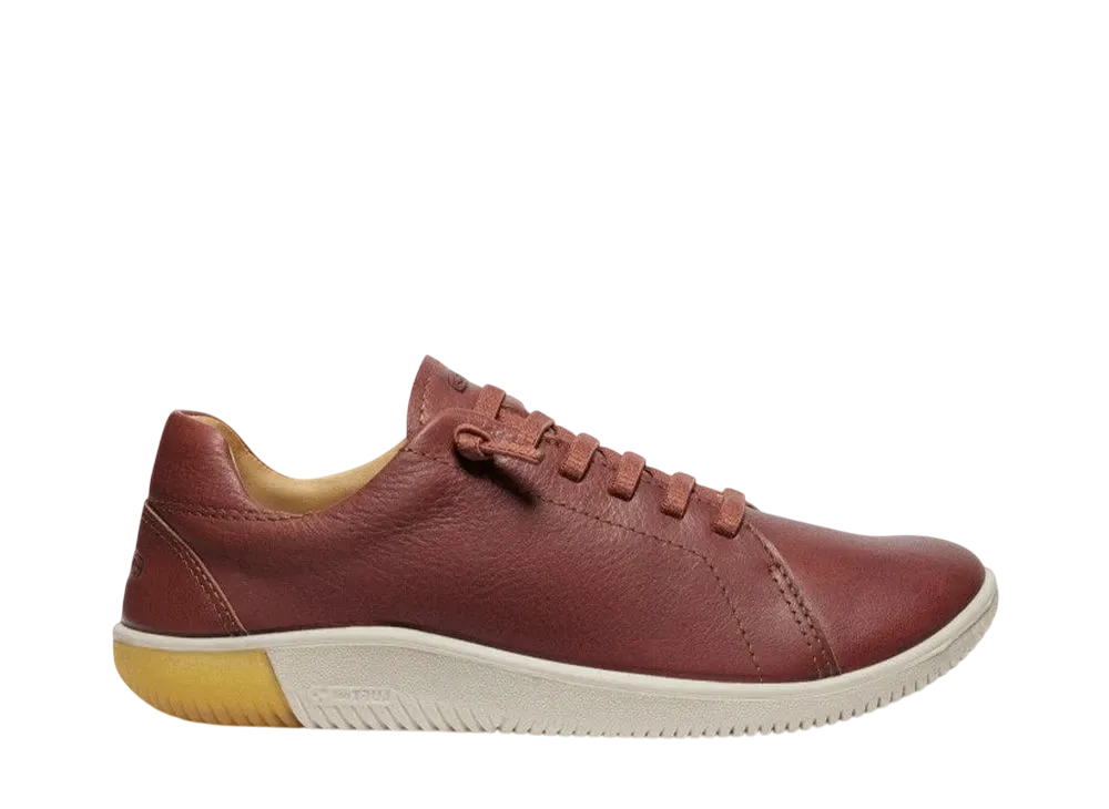 KEEN Women's KNX Leather "Tortoise Shell/Plaza Taupe"