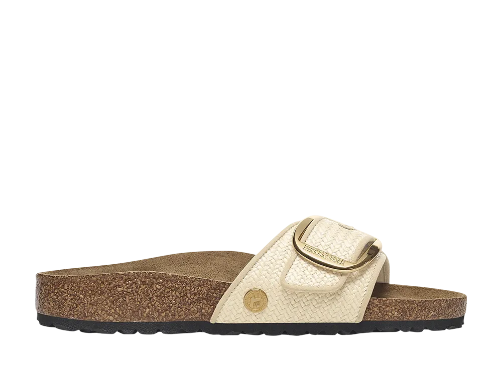 BIRKENSTOCK Women's Madrid Big Buckle Raffia Textile "Raffia Naturale"