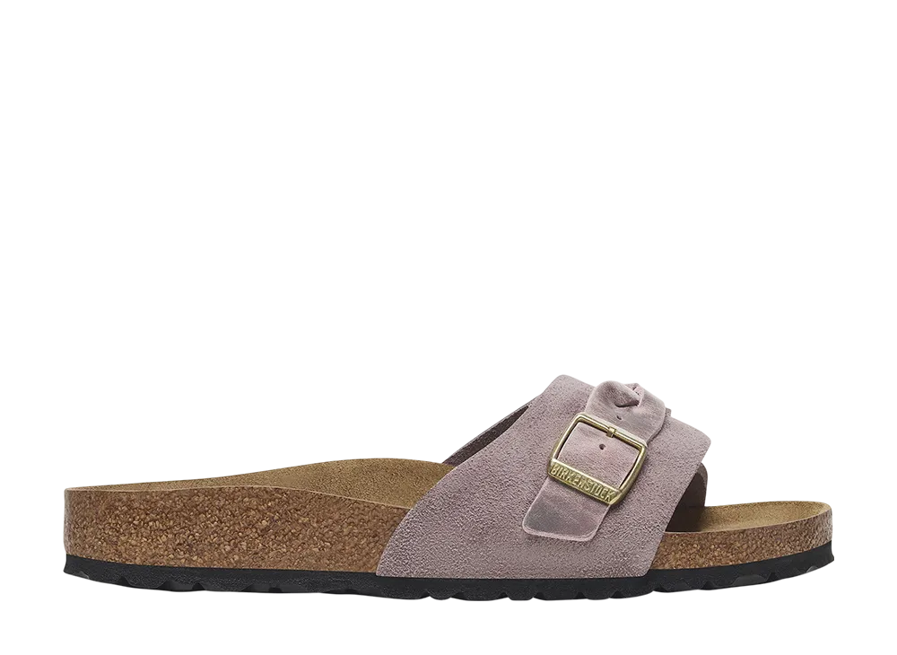 BIRKENSTOCK Women's Oita Braided Suede Leather "Faded Purple"