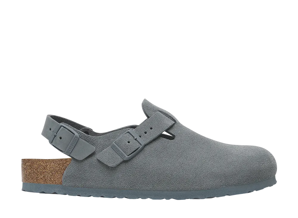 BIRKENSTOCK Tokio Suede Suede Leather "Basalt Gray"