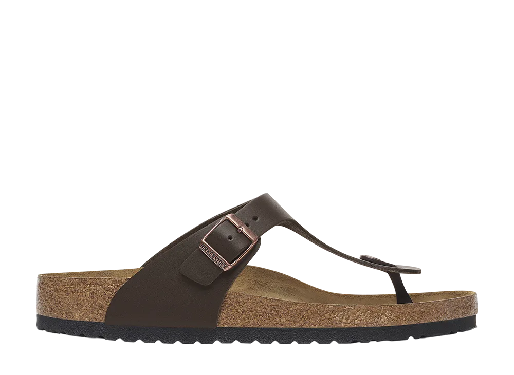 BIRKENSTOCK Gizeh Leather "Dark Brown"