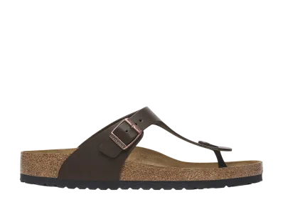 BIRKENSTOCK Gizeh Leather "Dark Brown"