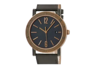 BVLGARI Bvlgari Bvlgari Solo Tempo "Black/Bronze/Stainless Steel/Brown"