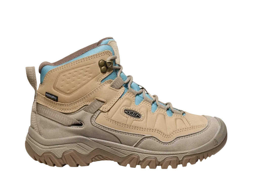KEEN Women's Targhee 4 Mid Waterproof "Safari/Reef Waters"