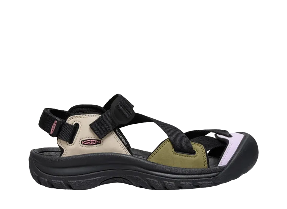 more trees x OK x KEEN Women's Zerraport 2 Sandal "Silver Lining/Black"